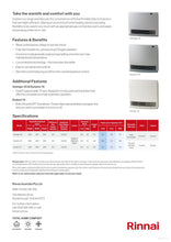 Load image into Gallery viewer, Rinnai Avenger 25 Convector Heater