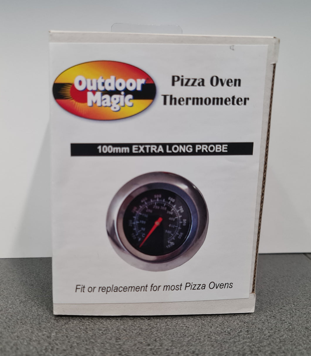 Outdoor Magic 100mm Pizza Oven Thermometer
