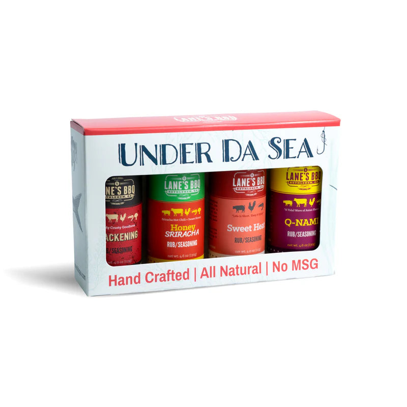 Lane's Under Da Sea - 4 Rub Gift Set