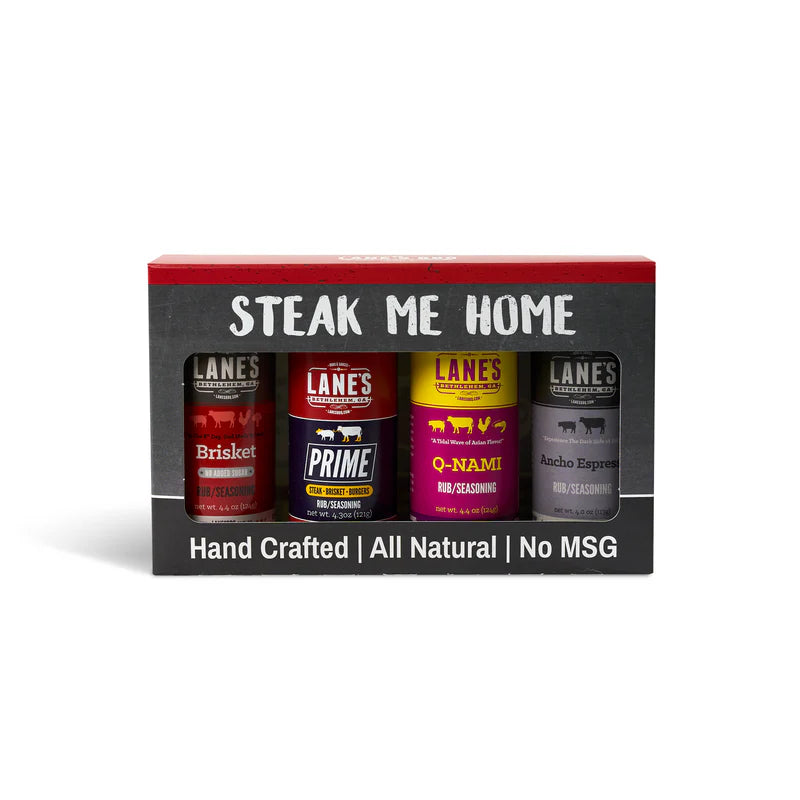 Lane's Steak Me Home - 4 Rub Gift Set