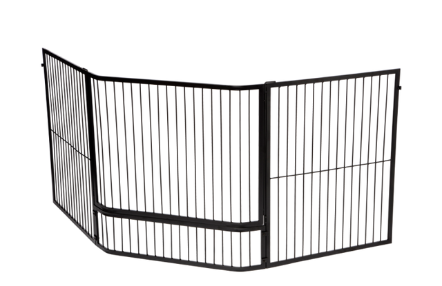 Maxiheat Freestanding Corner Child Guard with Gate