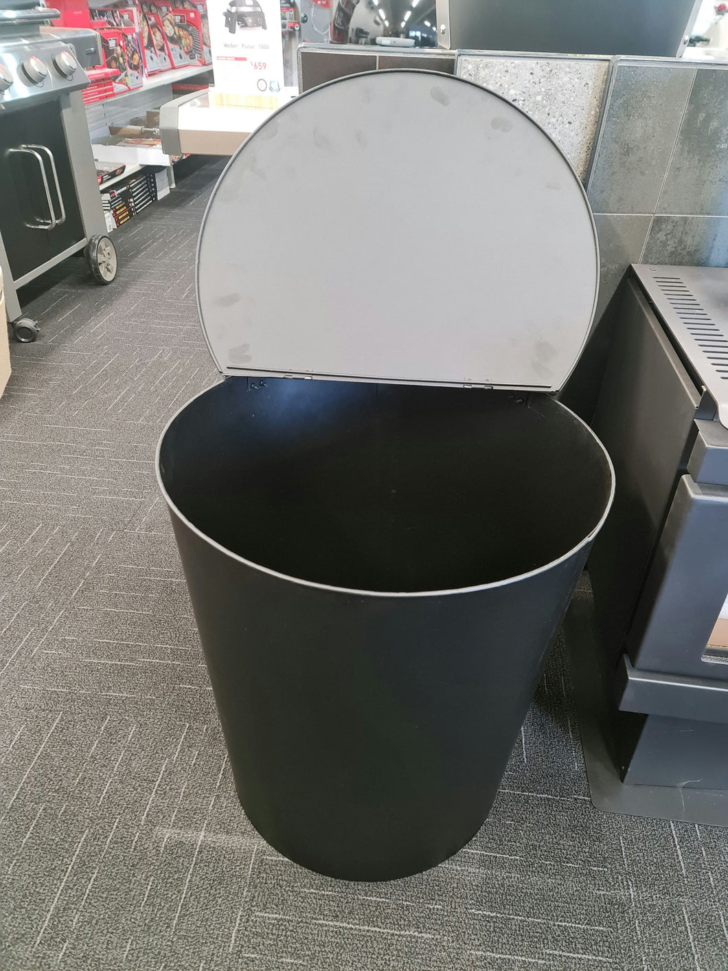 Wood Bin With Lid