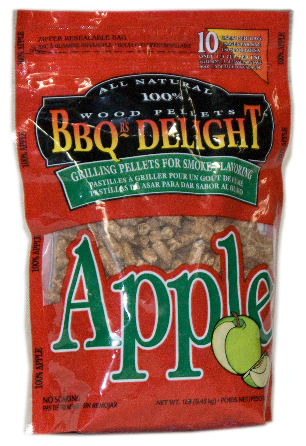 BBQR’S DELIGHT – APPLE WOOD PELLETS 450G
