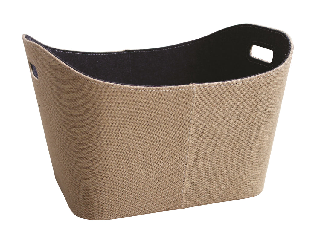 Melton Craft Log Basket Beige