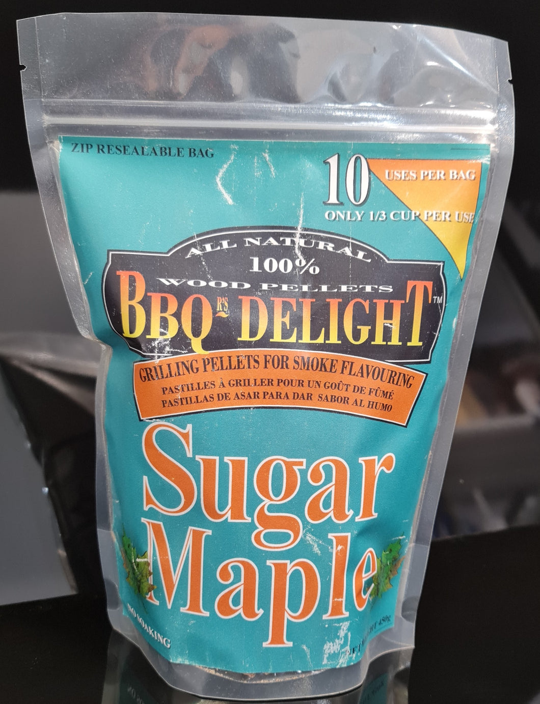 BBQR’S DELIGHT – SUGAR MAPLE WOOD PELLETS 450G